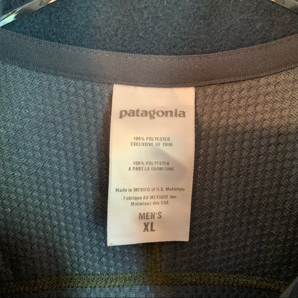 SOLD! Patagonia Classic Retro X Vest Deep Pile Green Sherpa Men's XL Full Zip - Picture 6 of 7